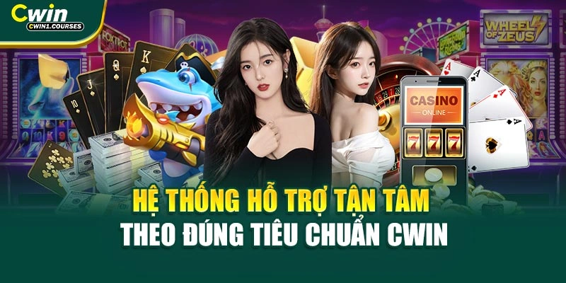 Hệ thống hỗ trợ tận tâm theo đúng tiêu chuẩn CWIN