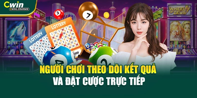 Người chơi theo dõi kết quả và đặt cược trực tiếp